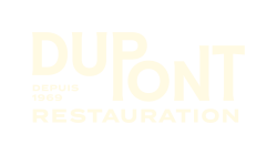 Footer Dupont Restauration -  Blanc